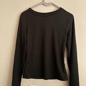 Classic Black Long Sleeve Top